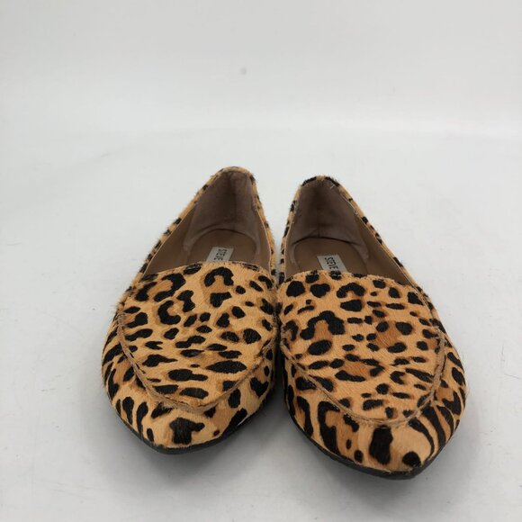 Steve Madden Tan/Black Animal Print Flats & Loafers | Pointed Toe - Picture 7 of 7